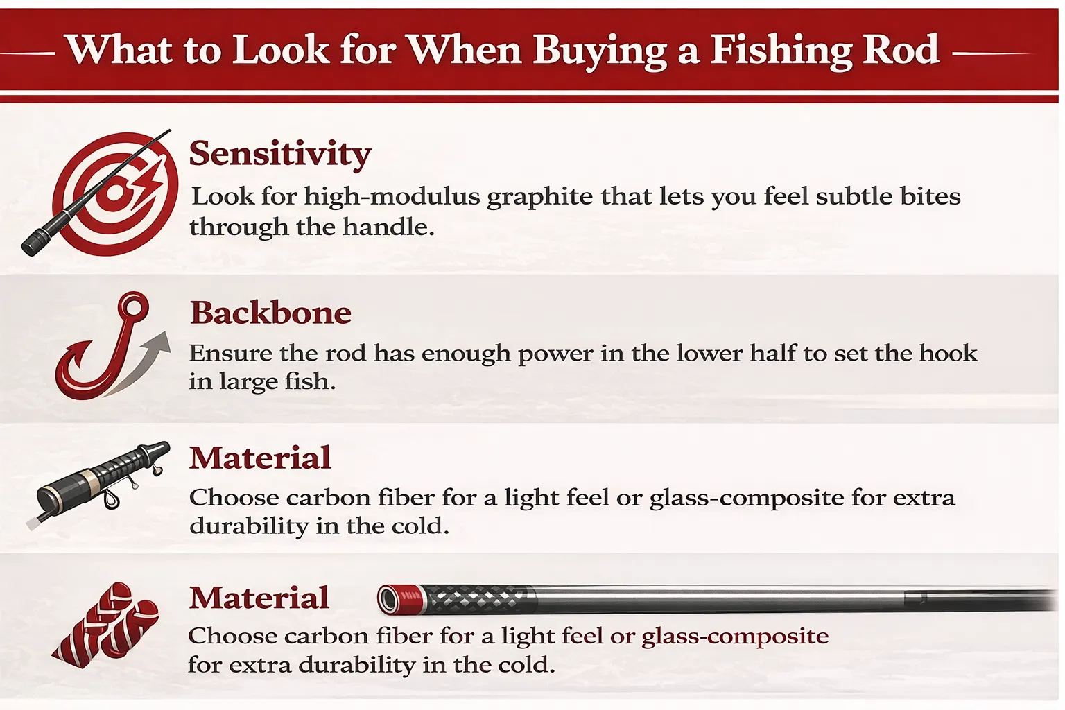Buying a fishing rod