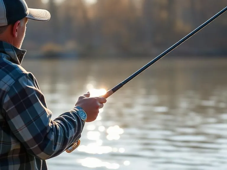 fishing rods and reels