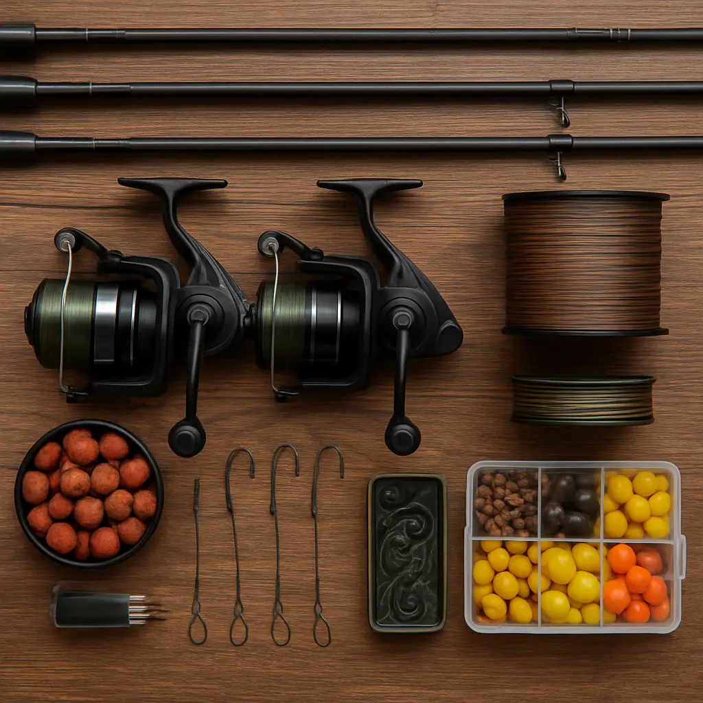 Carp rods carp reels carp line carp leaders boilies and carp rigs in Canada