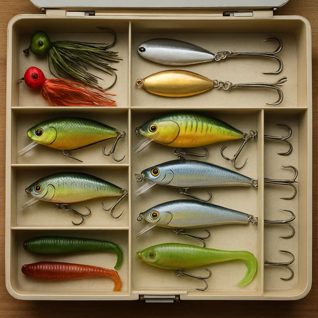 Fishing lures in Canada including jigs spoons crankbaits jerkbaits and soft baits
